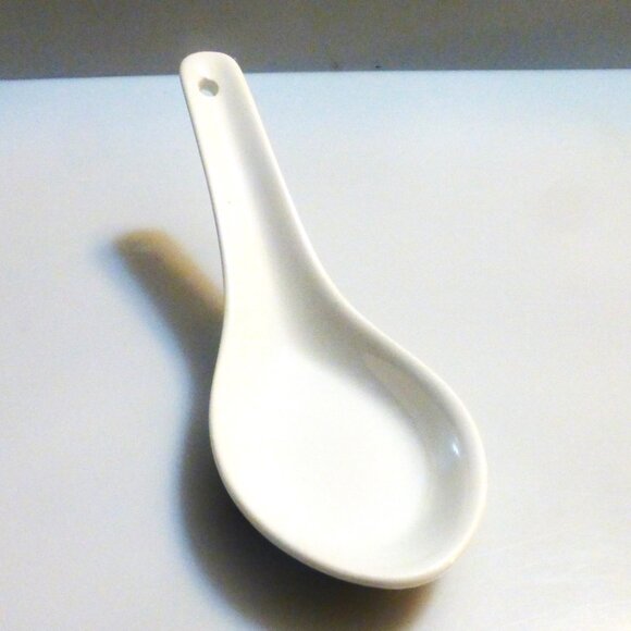 6x Royal Classic WON TON Soup SPOONS Durable Porcelain Chinse Spoons Jap… - Picture 6 of 9